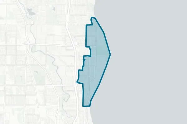 Fox Point/bayside School District — detail map