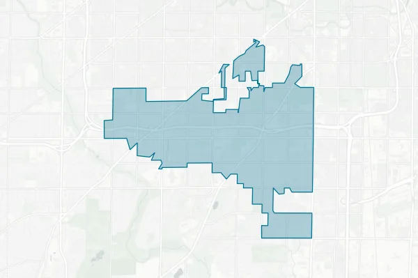 School District of Greenfield — detail map