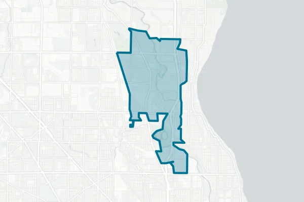 Glendale-River Hills School District — detail map