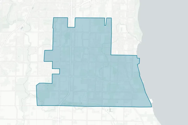 Oak Creek-Franklin School District — detail map