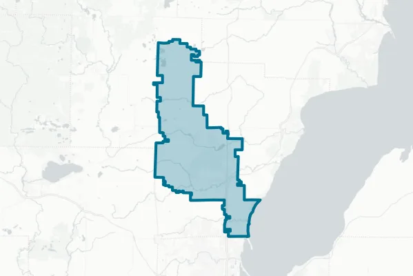 Oconto Falls Public School District — detail map