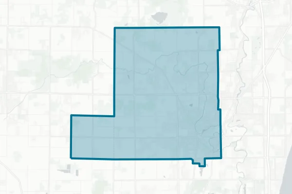 Cedarburg School District — detail map