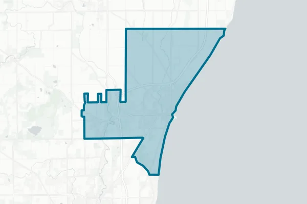Port Washington Saukville School District — detail map