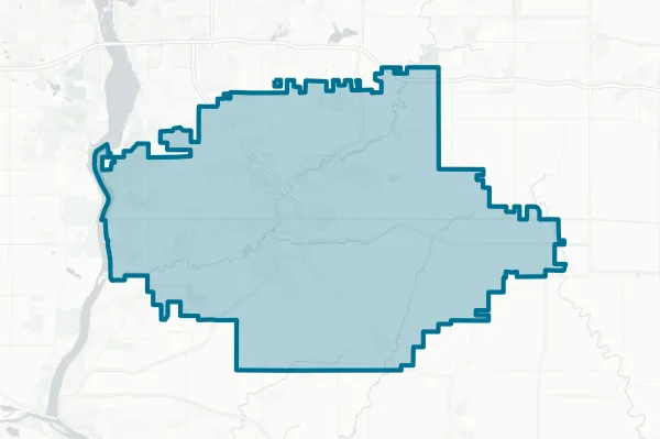 School District of River Falls — detail map