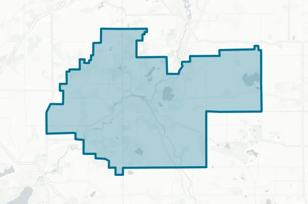 Burlington Area School District — detail map