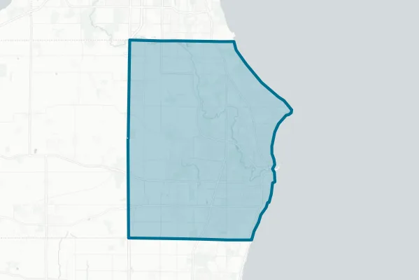 Racine Unified School District — detail map