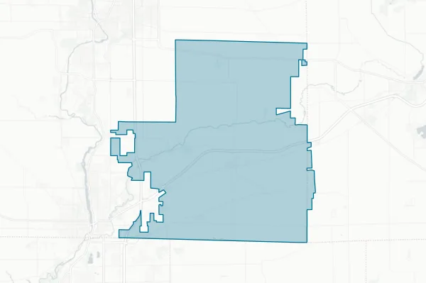 Clinton Community School District — detail map