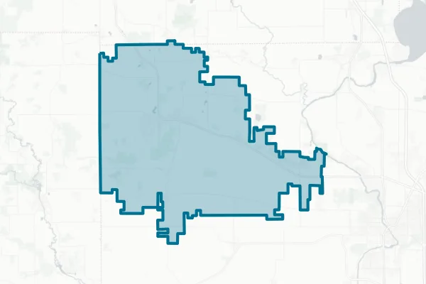 Evansville Community School District — detail map