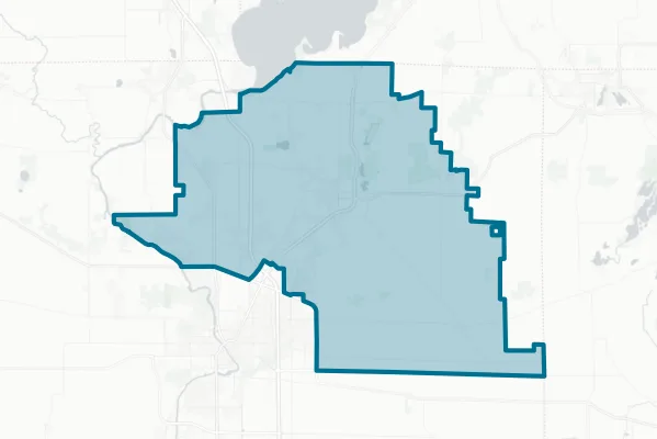 School District of Milton — detail map