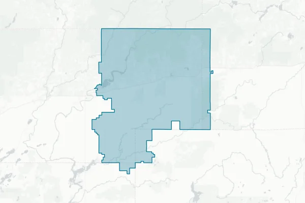 School District of Flambeau — detail map