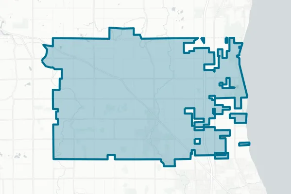 Howards Grove School District — detail map