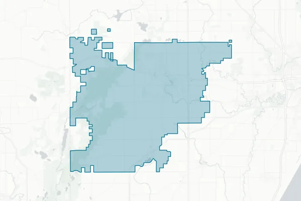 Plymouth Joint School District — detail map