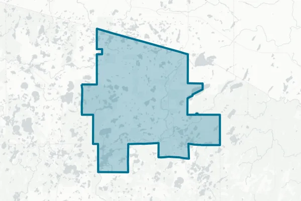 Northland Pines School District — detail map