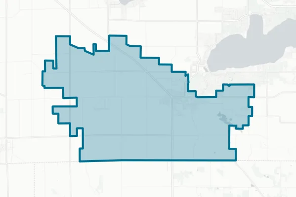 Walworth Joint No. 1 School District — detail map