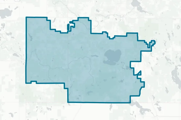 School District of Shell Lake — detail map