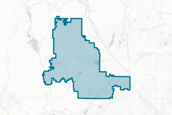 Hartford Union High School District — detail map