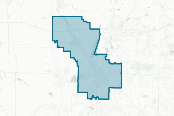 School District of Slinger — detail map