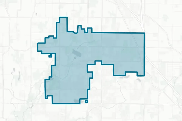 Holy Hill Area School District — detail map
