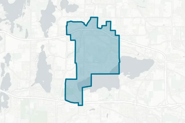 Hartland-lakeside Joint School District No. 3 — detail map