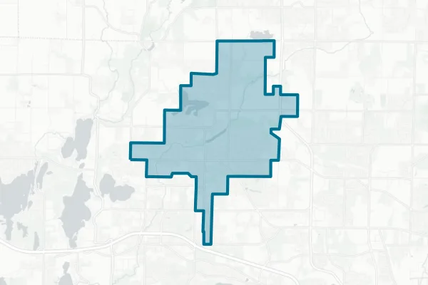 Merton Community School District — detail map