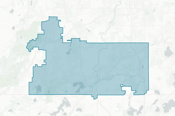 Mukwonago Area School District — detail map