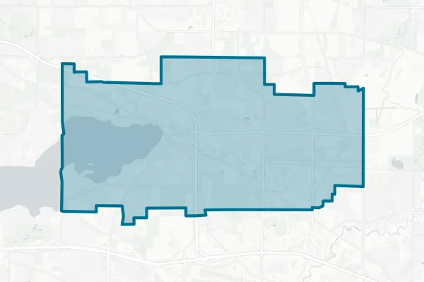 School District of Pewaukee — detail map