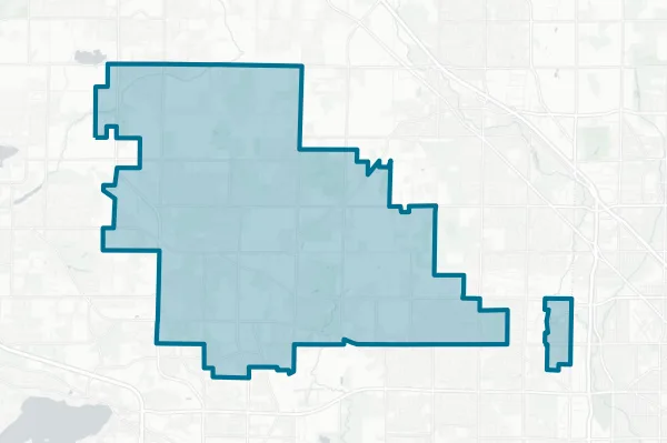 Hamilton School District — detail map