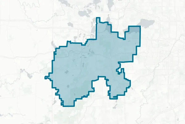 School District of Kettle Moraine — detail map