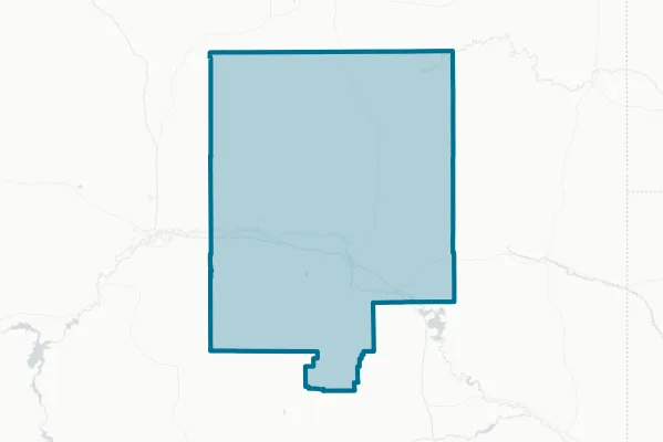 Converse County — detail map