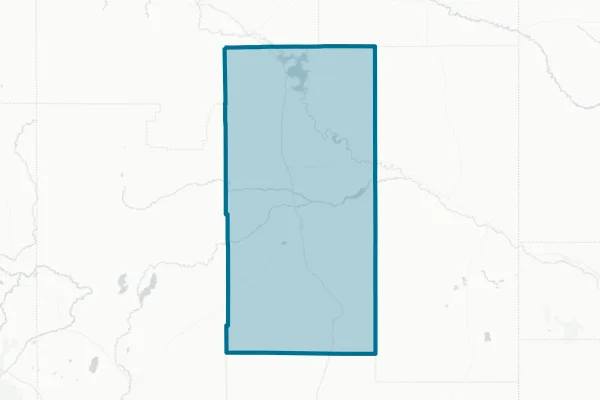 Platte County Wyoming — detail map