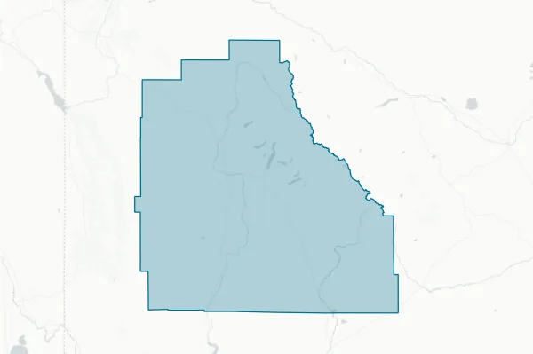 Sublette County Wyoming — detail map