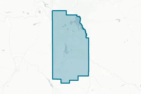 Teton County — detail map