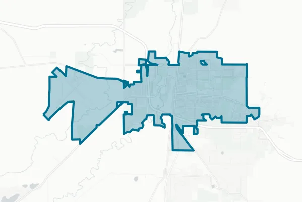 City of Laramie — detail map