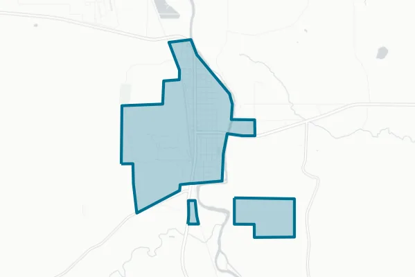 Town of Greybull — detail map