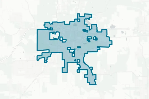 City of Gillette — detail map