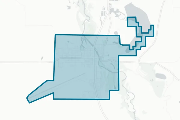 Town of Saratoga — detail map