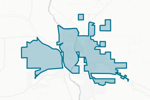 City of Douglas — detail map