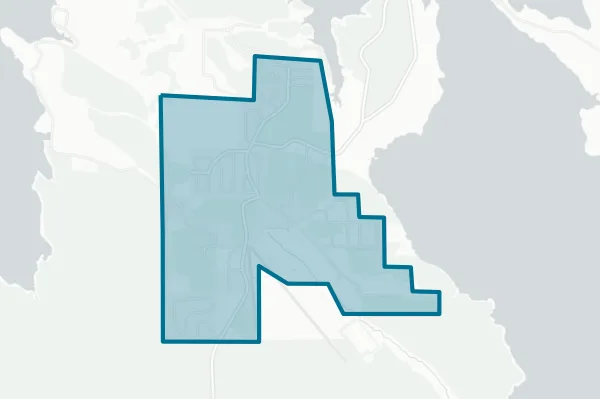 Town of Pine Haven — detail map