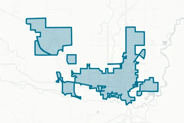 City of Riverton — detail map