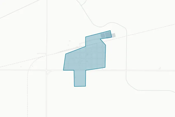 Town of Yoder — detail map