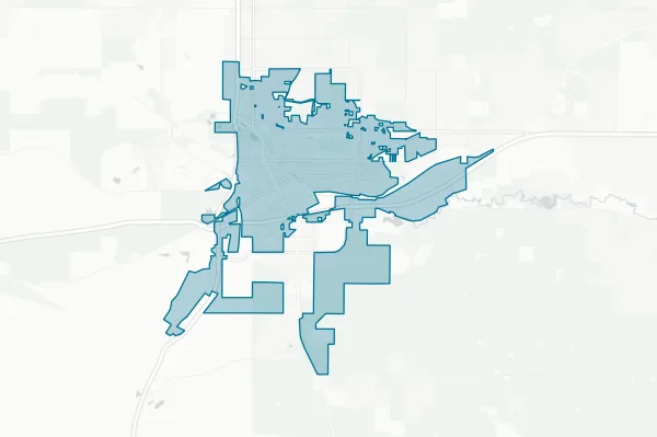 City of Cheyenne — detail map