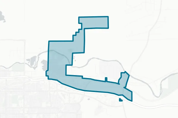 Town of Evansville — detail map