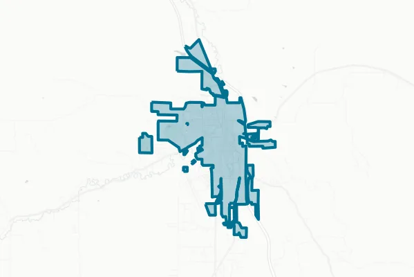 City of Sheridan — detail map