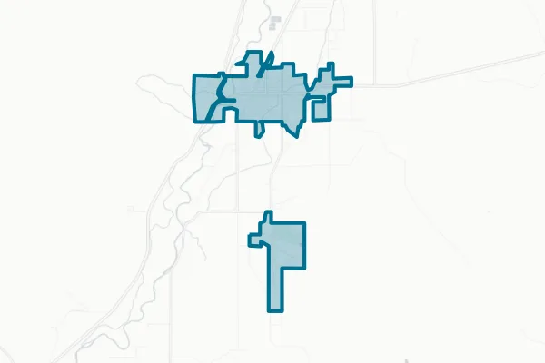 City of Worland — detail map