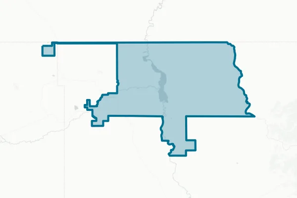 Big Horn County School District Number 2 — detail map