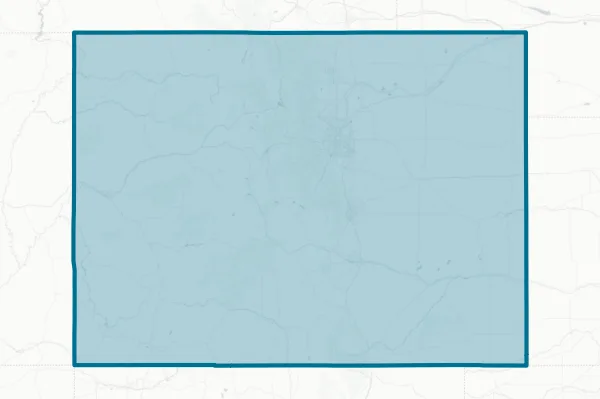 State of Colorado — detail map