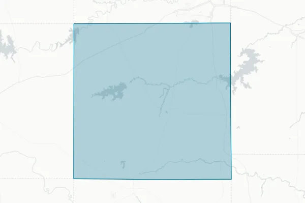 Archer County — detail map