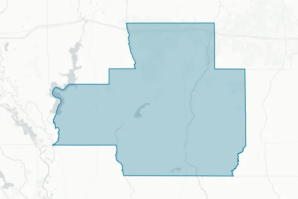 Bienville Parish Police Jury — detail map