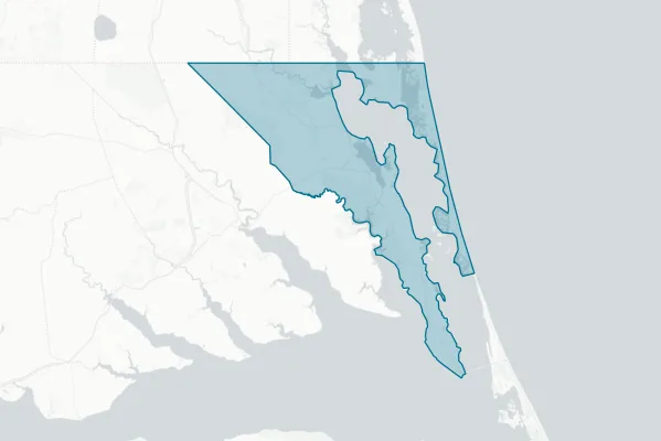 Currituck County Board of Education — detail map
