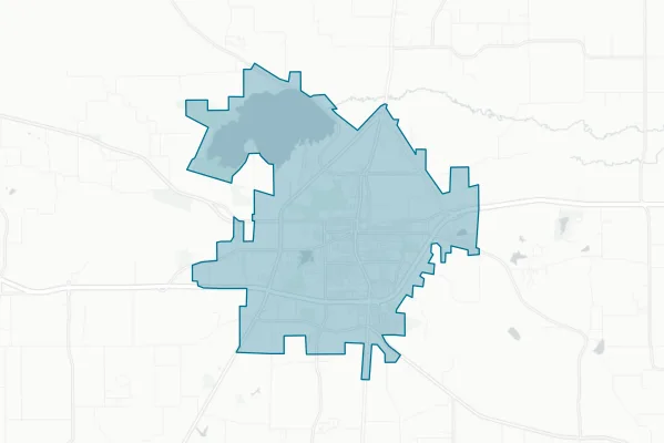 City of Sulphur Springs — detail map